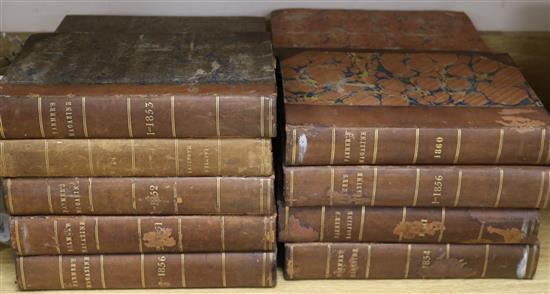 A Farmers magazine, bound volumes